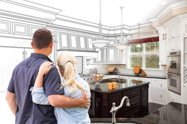 Custom kitchen cabinets installed in a Cambridge home
